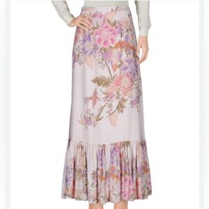 Spell and the Gypsy blue skies split maxi skirt